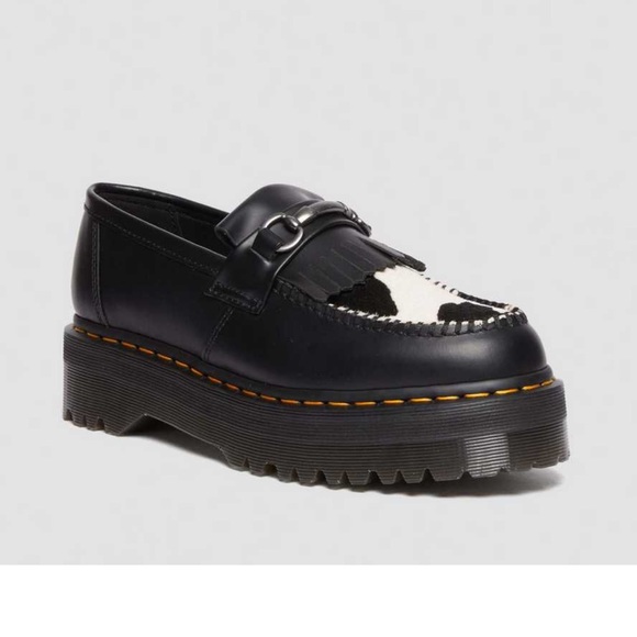 Dr Martens Adrian snaffle cow print loafer - Picture 3 of 9